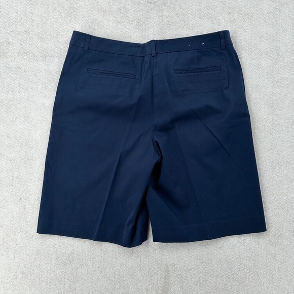 Isaac Mizrahi For Target‎ Trouser Shorts Womens 12 Bermuda Blue Career Pockets - Picture 2 of 9